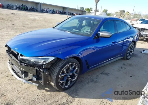 2023 BMW I4 M50 z USA, uszkodzony, nr VIN WBY33AW03PFP31884
